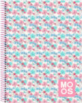 Moos Notebook Moos Flores Multicolor A4 120 Frunze