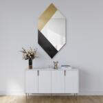 Alfaram Oglindă decorativă exclusivistă în negru și auriu - MADAM