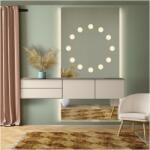 Alfaram Oglindă de masă de toaletă în două părți cu iluminare - HOLLYWOOD GLAM LED