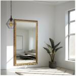 Alfaram Oglindă în ramă de lemn ornamentală aurie - 5004003