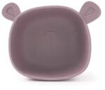 The Cotton Cloud SZILIKON TÁL LILI MEDVE plum
