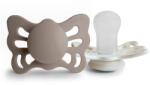 Frigg DVOJBALENIE ANATÓMIAI CUMIK FRIGG BUTTERFLY OCEAN VIEW/ SAGE, 0-6M, SZILIKÓN Portobello/cream