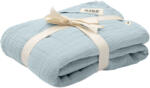 BIBS muszlin takaró BIO pamutból Baby Blue