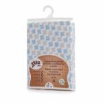 XKKO BMB gumis lepedő babakocsiba 50x70, Baby Blue Cross