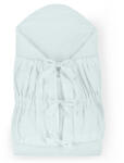 Petite&Mars PETITE&MARS Nurse fűzős pólya kemény kókuszbetéttel 75x75 cm Baby Blue