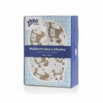 XKKO Organic Bio pamut pelenka 120x120, Rocking Horses Gold