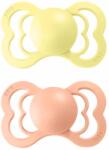 Všetky značky||BIBS Supreme BIBS Supreme szimmetrikus cumik természetes gumiból 2db - 2-es méret Sunshine / Peach Sunset