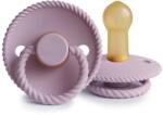 Frigg ROPE BABY PINK kerek cumi, 6-18 hónapos, GUMI LILAC