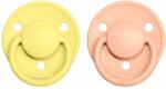 Všetky značky||BIBS De Lux BIBS De Lux természetes gumicumi 2db - 1-es méret Sunshine / Peach Sunset