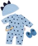 LullaBaby Overál babának kék, kiegészítőkkel