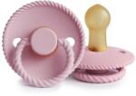 Frigg KEREK CUMÓ ROPE JET BLACK, 0-6 H, GUMI BABY PINK