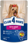 CLUB 4 PAWS Premium Marha Zselében Nedves Kutyaeledel 100 g