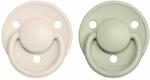 Všetky značky||BIBS De Lux BIBS De Lux természetes gumiból készült cumi 2 db - 2-es méret Ivory / Sage