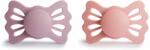 Frigg KETTŐS SZIMMETRIKUS CUMIS LUCKY PRIMROSE/ SILVER GRAY, 6-18 HÓ, SZILIKON PRETTY IN PEACH/ PRIMROSE