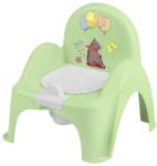 TEGA BABY Zenélő bili fotel Erdei mese zöld