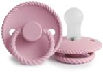 Frigg KEREK CUMISZOPÓKA ROPE SOFT LILAC, 0-6 HÓNAPOS, SZILIKON BABY PINK