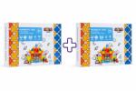 Oplo Toys Mágneses építőkocka Oplo Toys - Rainbow 150 db