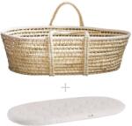 AHOJBABY Mózeskosár csecsemőnek Corn Natural + Basic matrac