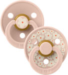 BIBS STUDIO Colour Jasmine természetes kaucsuk cumi 2 db - 2-es méret Blush Mix
