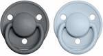 Všetky značky||BIBS De Lux BIBS De Lux természetes gumiból készült cumi 2 db - 2-es méret Iron / Baby Blue