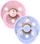 Všetky značky||BIBS x Moomin BIBS x Moomin Colour natúr kaucsuk cumik 2 db - 1-es méret Dreaming Baby Pink Mix