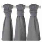 XKKO BMB Bambusz pelenka Colours 70x70 - Silver (3db)