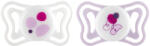 Chicco Physioforma Light szilikon ortodontikus cumik, rózsaszín, 2-6m, 2 db