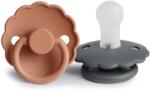 Frigg KÉTPACK CUMI DAISY AURORA/CROISSANT, 0-6 HÓ, SZILIKON GRAPHITE / PEACH BRONZE