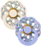 BIBS x Liberty Boheme természetes natúrgumi cumik 2 db - 1-es méret Oscar Meadow Blossom Mix