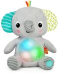 Bright Starts Plüss játék, zenélő, világító Hug-a-bye Baby elefánt 0m+
