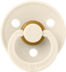 BIBS Colour természetes gumiból készült cumi 1 db - 3-as méret Ivory