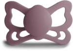 Frigg ANATÓMIAI CUMISÜVEG BUTTERFLY CREAM, 6-18 HÓNAP, SZILIKON TWILIGHT MAUVE