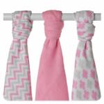XKKO BMB Bambusz pelenka Scandinavian Baby Pink, 70x70, MIX 3db