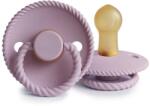 Frigg KEREK CUMÓ ROPE JET BLACK, 0-6 H, GUMI SOFT LILAC