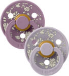 BIBS x LIBERTY Colour természetes gumi cumik 2db - 2-es méret Fossil Grey / Mauve