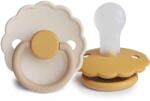 Frigg KÉTPACK CUMI DAISY AURORA/CROISSANT, 0-6 HÓ, SZILIKON CHAMOMILE / HONEY GOLD