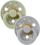 BIBS x LIBERTY Colour természetes gumi cumik 2db - 2-es méret Cloud / Sage