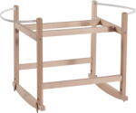 AHOJBABY Bölcsőállvány Mózeskosárhoz RockingBaby Natural lakkozás nélkül