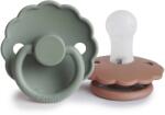 Frigg KÉTPACK CUMI DAISY AURORA/CROISSANT, 0-6 HÓ, SZILIKON LILY PAD / ROSE GOLD