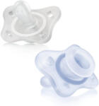 Chicco Physioforma® Mini Soft teljesen szilikon cumi 0-2h fiú 2 db