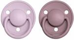BIBS De Lux szilikon cumik 2db - one size Dusky Lilac / Heather