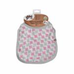XKKO Bambusz előke Scandinavian Baby Pink Cross