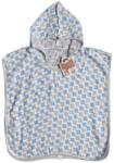 XKKO BMB Scandinavian Cross Bambusz poncsó, baby blue, 2-es méret, 2-3 év