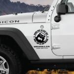 AVEX Sticker autoadeziv pentru vehicule Off Road, model "You Can Go Fast", dimensiune 30 x 30 cm, culoare Neagra (OFFROAD-11)