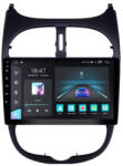 NAVIGPS Navigatie Peugeot 206 din 1998-2012, Rezolutie 2K, Display QLED 9.5 inch, 4GB RAM si 64GB ROM, Android, Procesor Octacore, Slot sim 4G, Sunet DSP, Wireless Carplay si Android Auto, Camera Marsarier, U