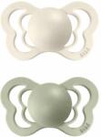 BIBS Couture anatómiai szilikon cumik 2 db - 2-es méret Ivory / Sage