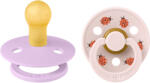 BIBS STUDIO Colour Ladybug természetes gumi cumi 2db - 1-es méret Blush Mix