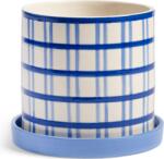&k amsterdam Ghiveci cu farfurie Clash Grid 18 cm (2899-07)