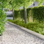 vidaXL Margine pentru gazon 10 pcs 103 x 25 cm Otel Argintiu GartenMobel Dekor (8008498)