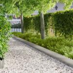 vidaXL Margine pentru gazon 20 pcs 103 x 25 cm Otel Argintiu GartenMobel Dekor (8008706)